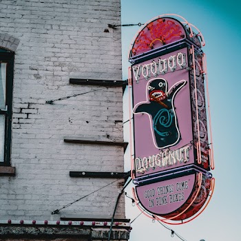 Voodoo Doughnut Building Signage