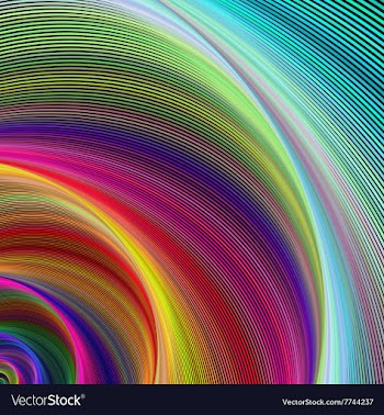 Vortex of colors vector image