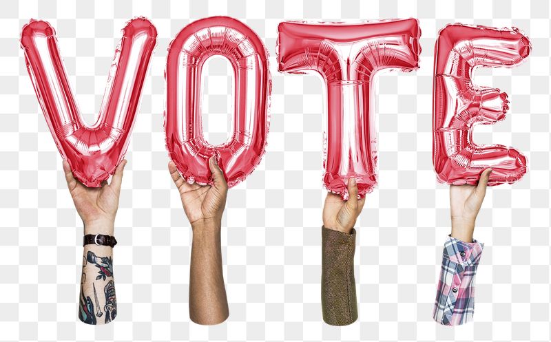 Vote balloon png word sticker, | Free PNG - rawpixel