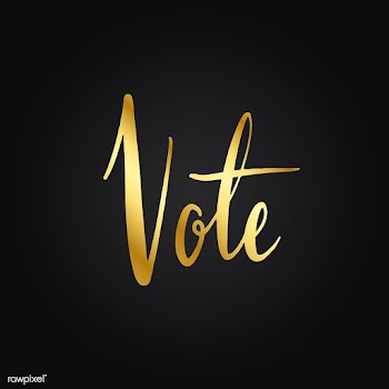 Vote handwritten typography style vector | Free stock vector - 517853