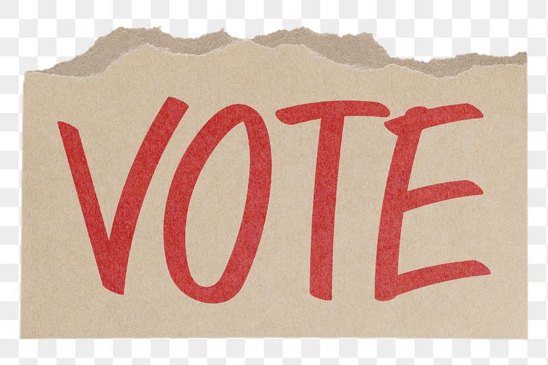 Vote png word sticker, ripped | Free PNG - rawpixel