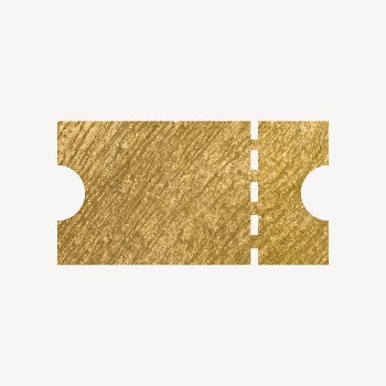 Voucher, ticket gold icon, glittery | Free Icons - rawpixel