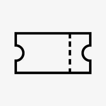 Voucher, ticket icon, line art | Free Icons - rawpixel