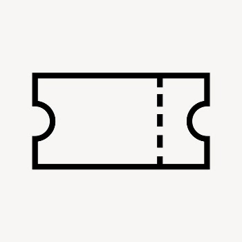 Voucher, ticket icon, line art | Free Icons - rawpixel