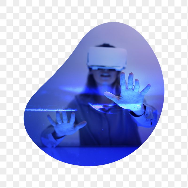 VR technology png badge sticker, | Free PNG - rawpixel