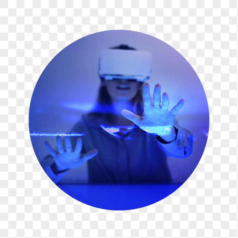 VR technology png badge sticker, | Free PNG - rawpixel