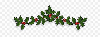 Vriendelijke Groet, - Christmas Holly Banner