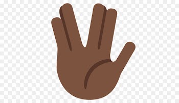 Vulcan Salute, Spock, Emoji, Finger, Hand PNG