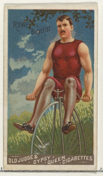 W.A. Rowe, Bicyclist, from the Goodwin | Free Photo - rawpixel