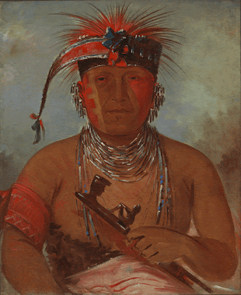 W&eacute;e-ke-r&uacute;-law, He Who Exchanges (1832) | Free Photo - rawpixel