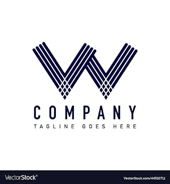 w letter logo design