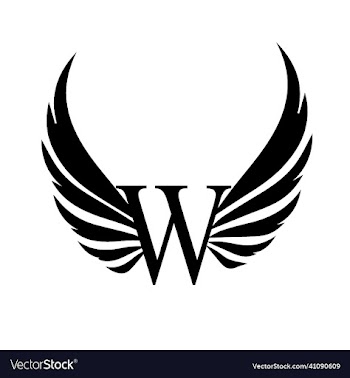 w letter logo template
