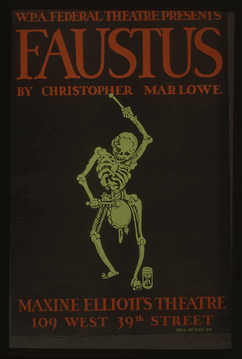 W.P.A. Federal Theatre Presents "Faustus" | Free Photo - rawpixel