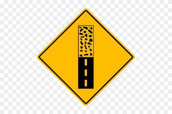 Wa-25 Pavement Ends Ahead - Cd Baby Loose Gravel - Cd