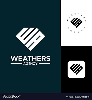 wa letter logo