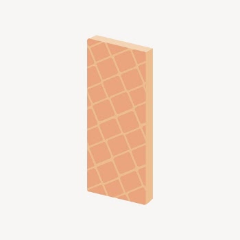 Wafer clipart, dessert topping illustration. | Free Photo - rawpixel