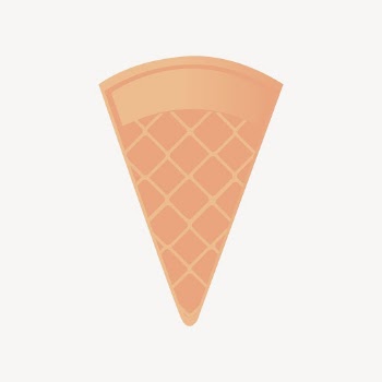 Wafer clipart, dessert topping illustration | Free Vector - rawpixel