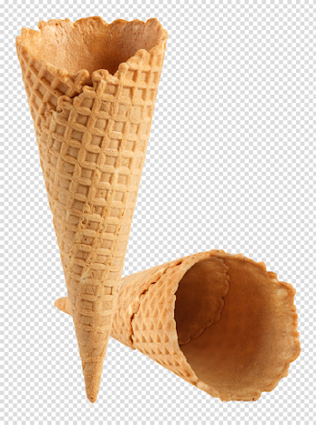 Wafer Ice Cream PNG Transparent Image