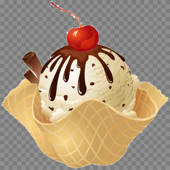 Wafer Ice Cream Transparent Image