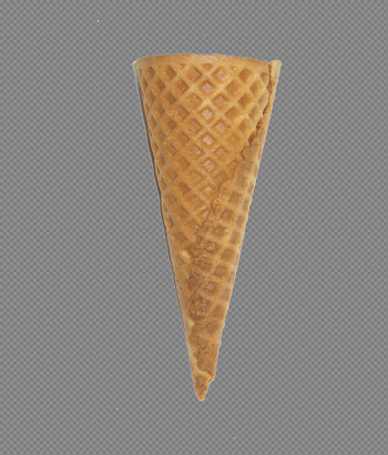 Waffle Cone PNG Photo