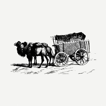 Wagon cart clipart illustration psd. | Free PSD - rawpixel