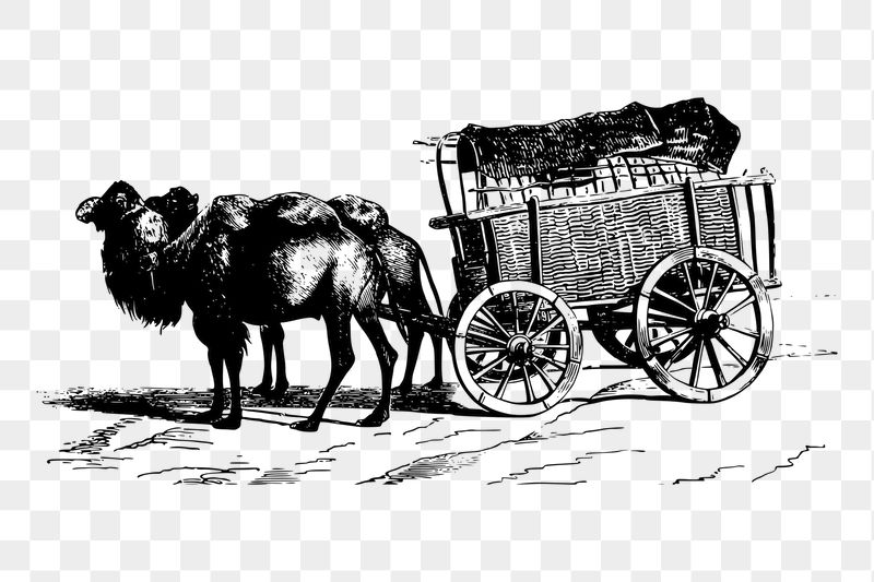 Wagon cart png sticker illustration, | Free PNG - rawpixel