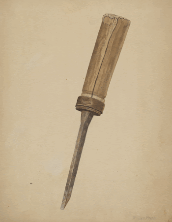 Wagon Maker's Chisel (ca.1942) by William | Free Photo - rawpixel