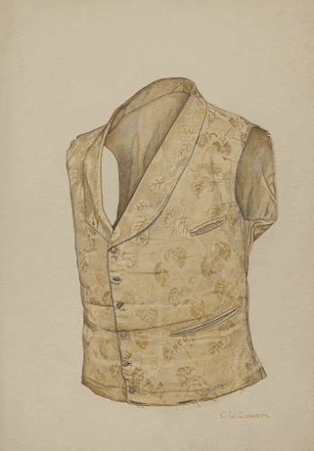 Waistcoat, c. 1941 by Clarence | Free Photo - rawpixel