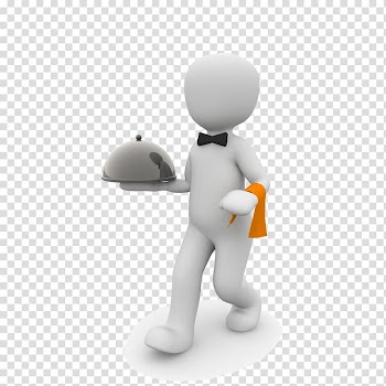Waiter Animation Restaurant Hospitality industry Cafe, waiter transparent background PNG clipart