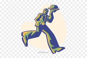 Waiter Bringing Food Royalty Free Vector Clip Art Illustration - Food