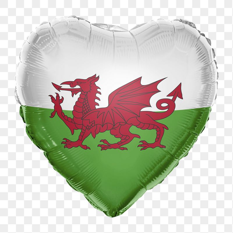 Wales flag png balloon on transparent | Free PNG - rawpixel