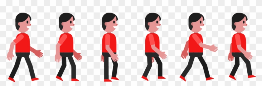 Walk Cycle Walking Animation Euclidean Vector - Realistic Animated Walk Cycle Presentation Download