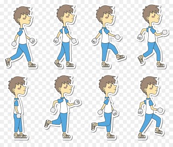 Walking Cartoon Clip art - Cartoon Man Walking 