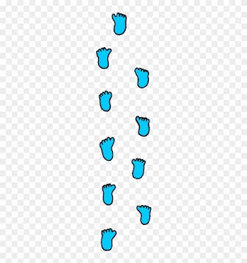 Walking Footprint Clipart Free Footprints Clipart - Baby Footprints Clipart