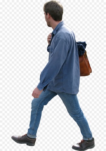 Walking Man - sitting man 