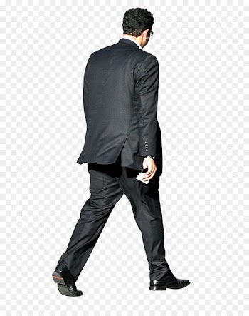 Walking Rendering Drawing - sitting man 