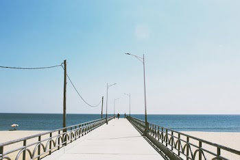 Walkway Along The Shore
