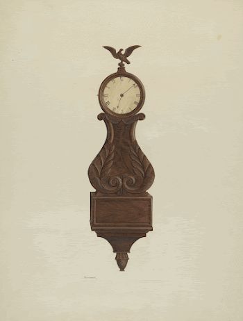 Wall Clock (c. 1938) by Ernest | Free Photo - rawpixel