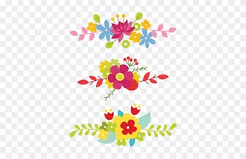 Wall Colour - Bright Floral Border