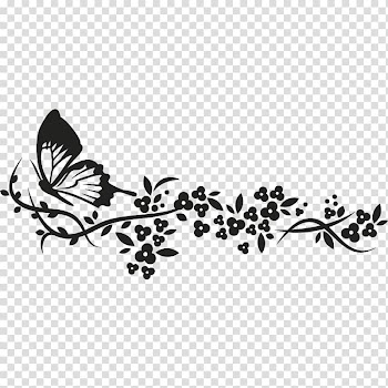 Wall decal Bedroom Painting Art, flower dividing line transparent background PNG clipart