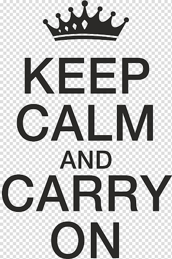 Wall decal Logo Keep Calm and Carry On , keep calm transparent ...