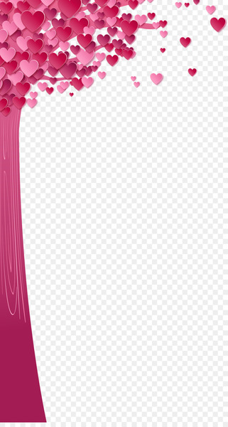 Wall decal Sticker Flipkart Paper - Valentine's day love tree 