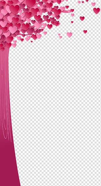Wall decal Sticker Flipkart Paper, Valentine's day love tree, pink tree illustration transparent background PNG clipart