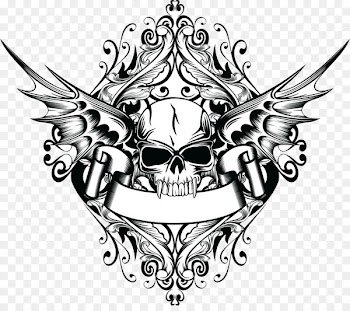 Wall decal Sticker Skull - Tattoo 