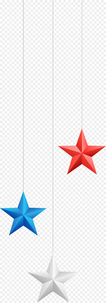 Wall decal Sticker Star - Color star ornaments 