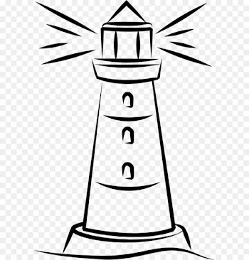 Wall decal Sticker Vinyl group Window - Hand painted Lighthouse 