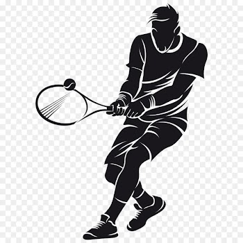 Wall decal Tennis Sticker Vinyl group - tennis player 