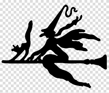 Wall decal Witchcraft Broom Halloween , Halloween transparent background PNG clipart