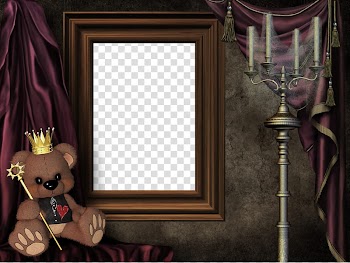 Wall frame, brown wooden framed mirror transparent background PNG clipart