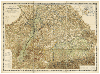 Wall map of Southwestern Germany, | Free Photo - rawpixel